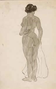 Nu féminin debout