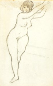 Nu féminin debout - Carl Newman