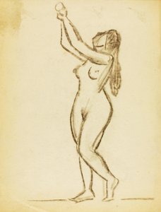Nu féminin debout