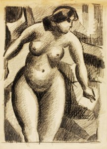 Nu féminin debout - Carl Newman