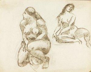 Deux nus féminins - Carl Newman