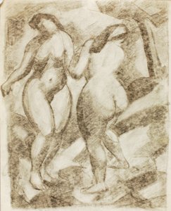 Deux nus féminins - Carl Newman