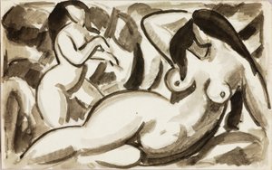 Deux nus féminins