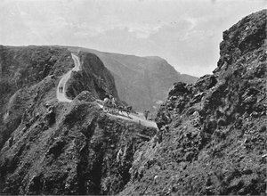 La Coupee, Sark, vers 1896