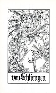 Armoiries de la famille von Schliengern (litho)