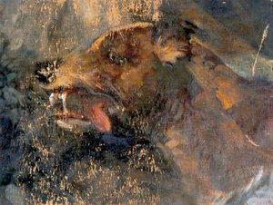 Tête de chien - Carl Rudolf Huber