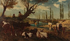 Troupeau de vaches à l