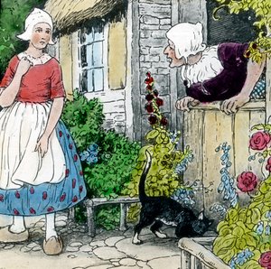 Frères Grimm - Contes de fées - Mère Hulda, vers 1910