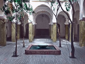 Nord du Maroc, Tanger, cour d