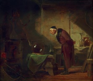 Le chimiste - Carl Spitzweg