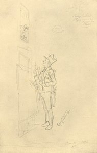 Der Gratulant, milieu-fin du 19e siècle, vers 1924