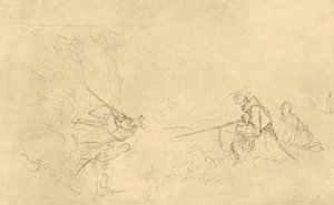 Der Sonntagsjäger, milieu-fin du 19ème siècle, vers 1924 - Carl Spitzweg