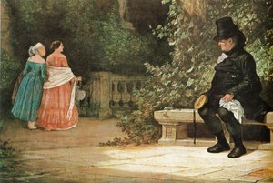 Le veuf - Carl Spitzweg