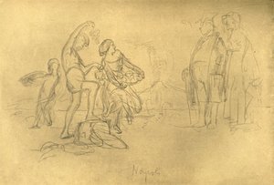 Étrangers en Italie, milieu-fin du 19ème siècle, vers 1924 - Carl Spitzweg