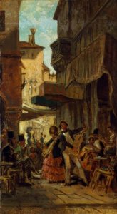 Chanteurs de rue italiens - Carl Spitzweg