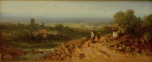 Paysage avec cavalier