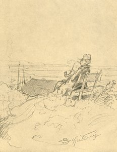 Nach der Arbeit ist gut ruhn, milieu-fin 19e siècle, vers 1924 - Carl Spitzweg