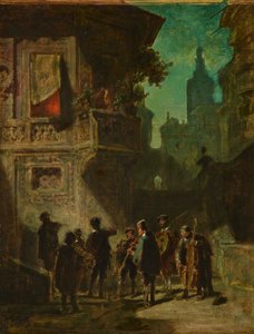 Sérénade espagnole du Barbier de Séville, vers 1856