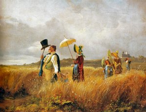 Promenade du dimanche - Carl Spitzweg