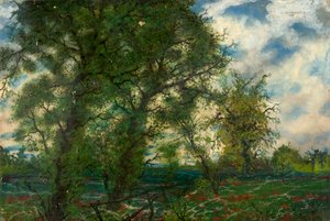Paysage de printemps - Carl Strathmann