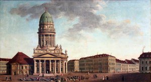 Gendarmenmarkt à Berlin, coin entre Markgrafen- et Jägerstraße
