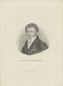 Portrait du compositeur Friedrich Kalkbrenner 1785-1849, vers 1821 - Carl Traugott Riedel