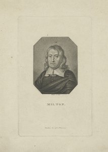 Portrait du poète John Milton 1608-1674