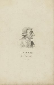 Portrait du violoniste et compositeur Gaetano Pugnani 1731-1798, 1815.