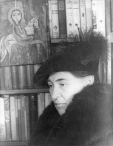 Willa Cather (1873-1947) 22 janvier 1936 (photo nb)