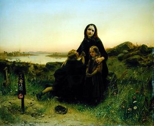 La veuve en deuil, 1852