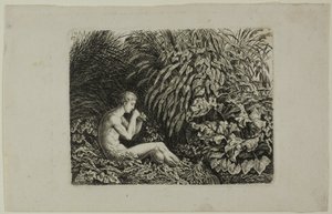 Jeune homme jouant des flûtes de Pan - Carl Wilhelm Kolbe, the elder