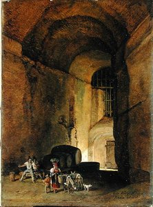 Une osteria, 1830 (1836?) - Carl Wilhelm von Heidick