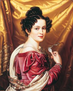 Carl von Sales - Retrato de Henriette de Austria (1828) - Carl von Sales