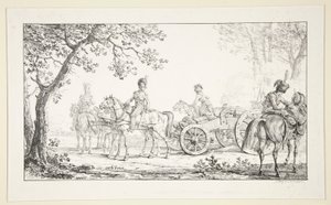Artillerie en marche - Carle Vernet