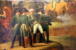 Napoléon à une chasse dans la forêt de Compiègne, 1811 - Carle Vernet