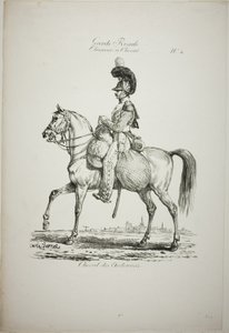 Garde Royale, Infanterie Légère Montée Normande et Cheval, No. 4