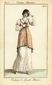 Femme en costume très formel, Paris