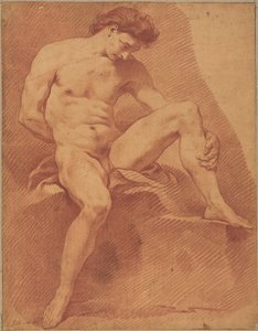 Sitzender männlicher Akt - Carle van Loo