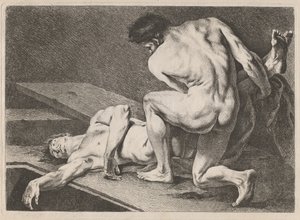 Une mise au tombeau