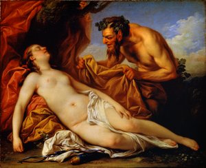 Jupiter et Antiope, vers 1753
