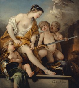 Vénus et Cupidons avec les armes de Mars, vers 1743 - Carle van Loo