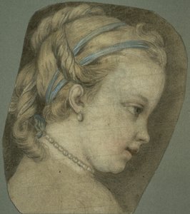 Jeune fille tournée vers la droite