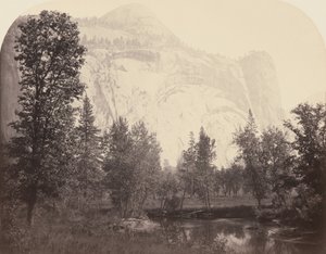 Vue fluviale des Arches Royales, Yosemite - Carleton E. Watkins