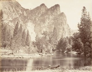 Les Trois Frères, Yosemite, vers 1872, imprimé vers 1876