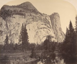 North Dome à gauche - Royal Arches - Washington Column, 1861, Yosemite