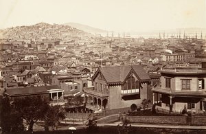 San Francisco, depuis Rincon Hill, 1864, imprimé ca. 1876
