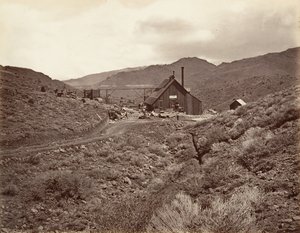 Puits n° 3 du tunnel de Sutro, 1875, imprimé vers 1876