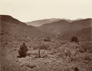 Route du tunnel de Sutro vers Virginia City - Carleton Emmons Watkins
