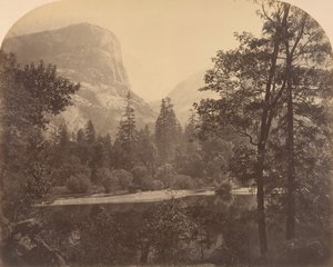 Le lac au pied du Half Dome, 1861 - Carleton Emmons Watkins