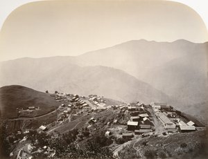 La Ville sur la colline, New Almaden, 1863